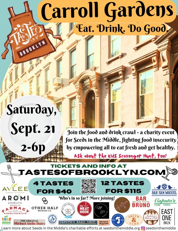 Tastes of Carroll Gardens flyer